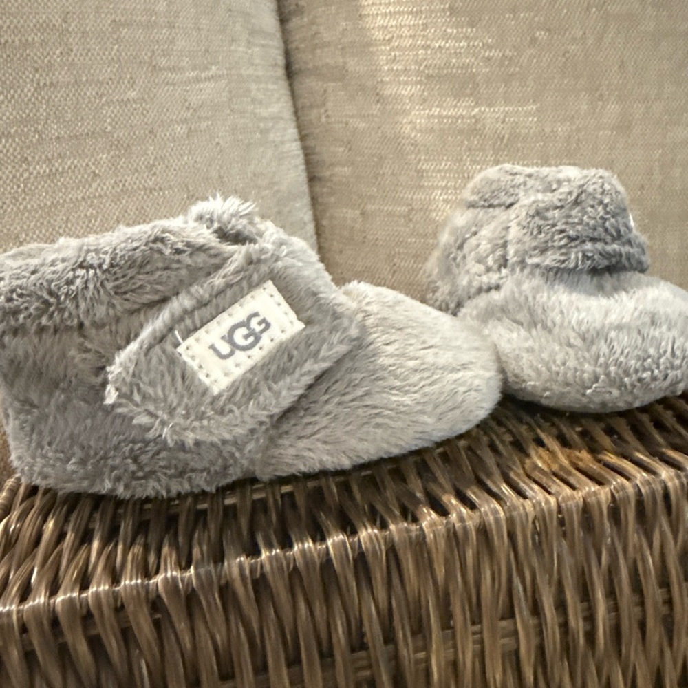 UGG Gray Baby Booties